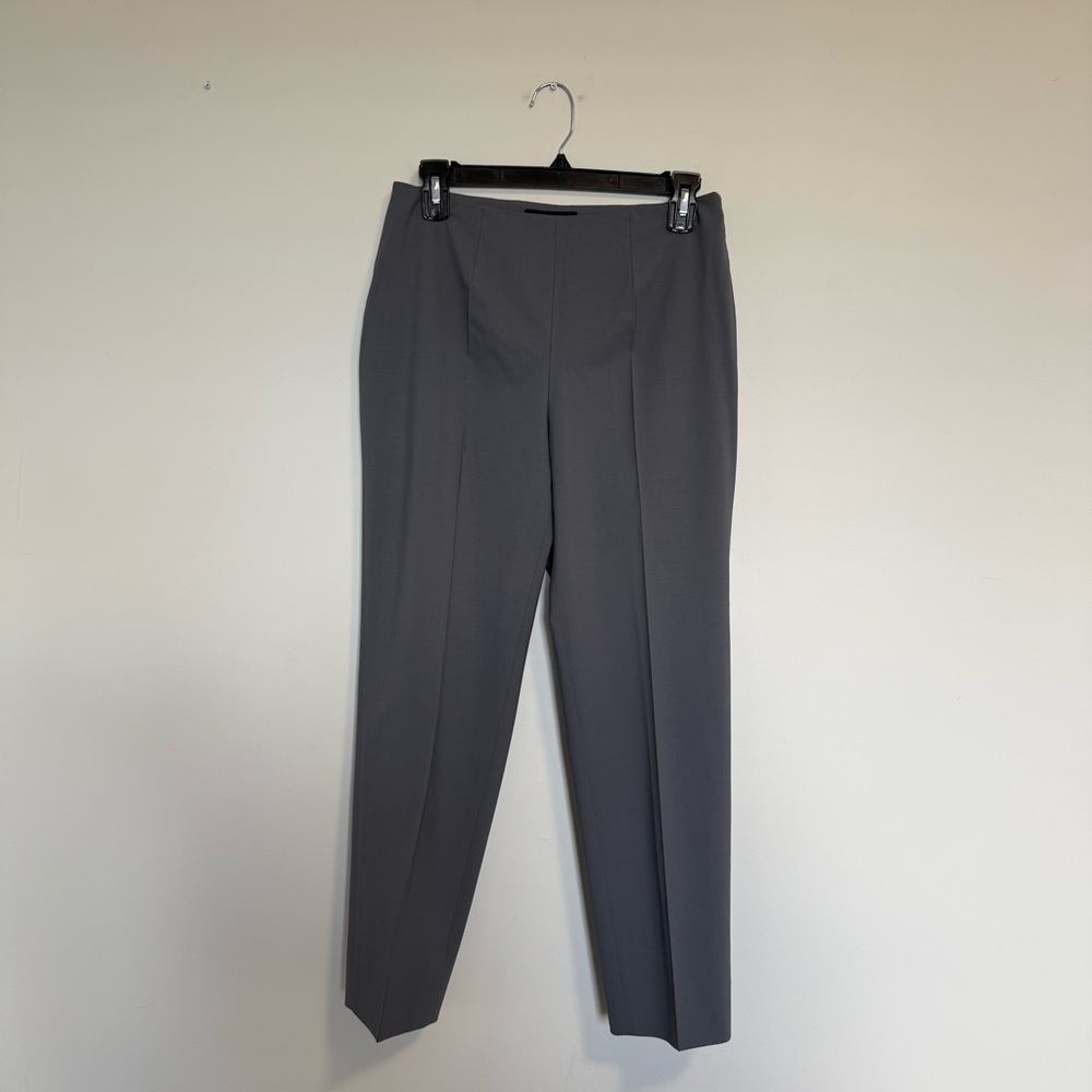 Piazza Sempione Audrey Gray Wool blend Cropped Dress Pants 42 6